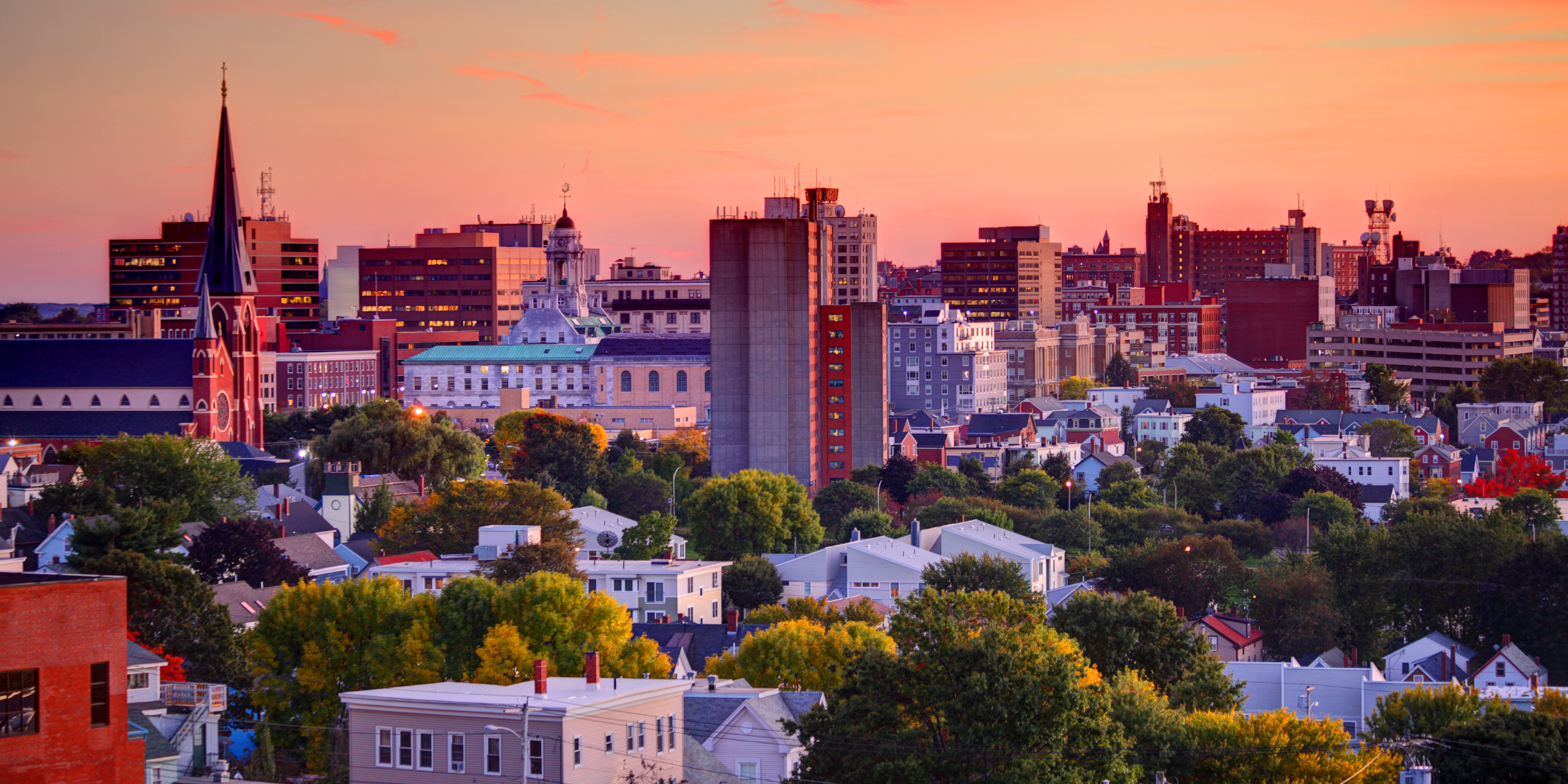 young adult transitional living program portland maine cityscape